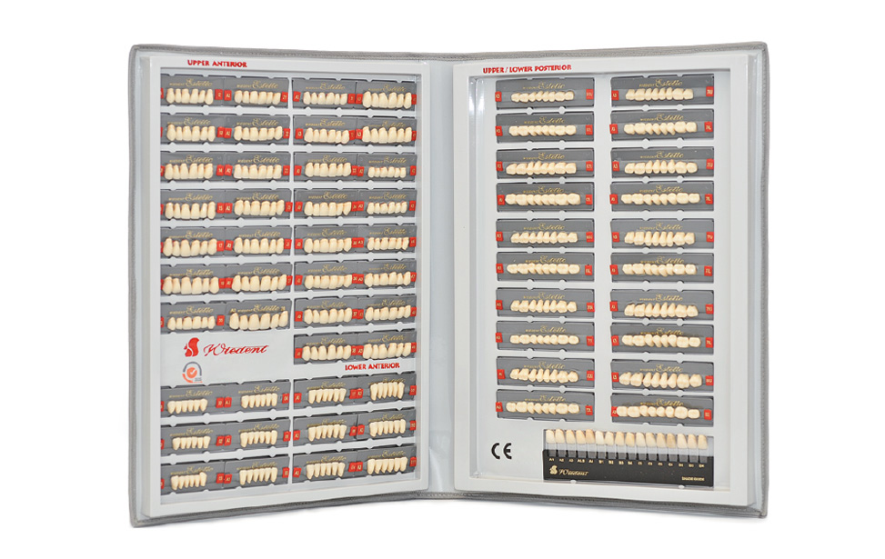 Live mould chart Wiedent Estetic